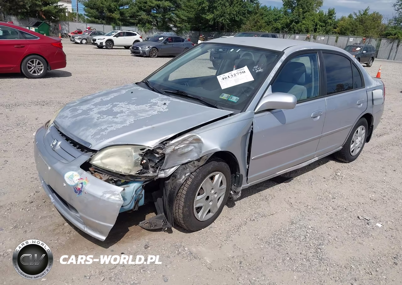 2003 Honda Civic Lx VIN:2HGES15593H599394 - 2