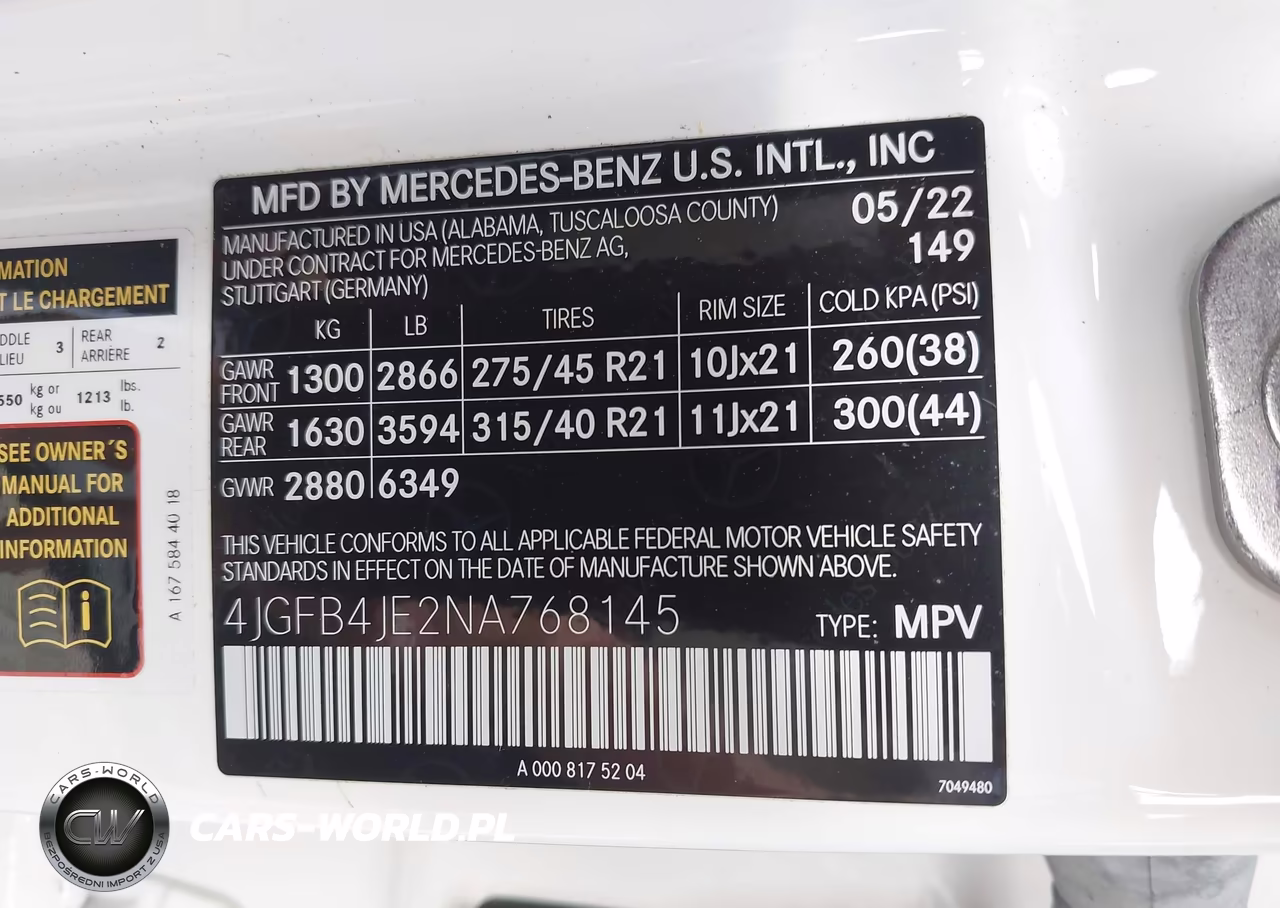 2022 Mercedes-Benz Gle 350 VIN:4JGFB4JE2NA768145 - 9