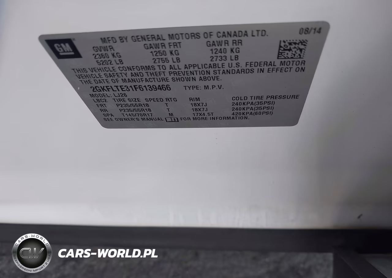 2015 GMC Terrain Slt-2 VIN:2GKFLTE31F6139466 - 9