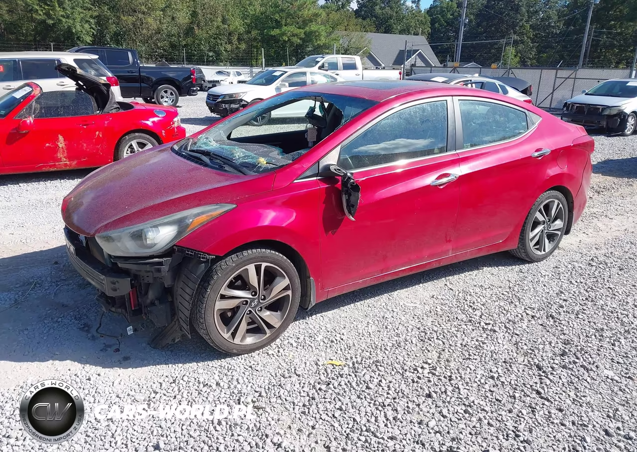 2014 Hyundai Elantra Limited VIN:KMHDH4AE0EU102373 - 2