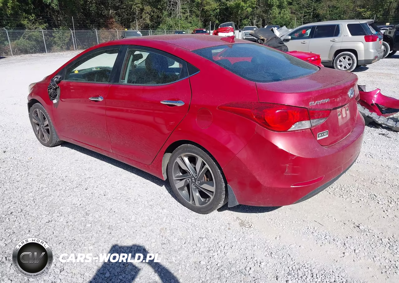 2014 Hyundai Elantra Limited VIN:KMHDH4AE0EU102373 - 3