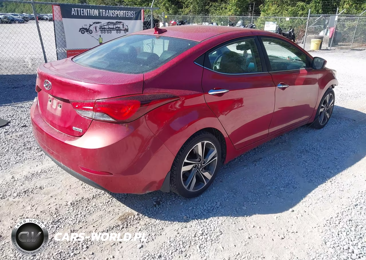 2014 Hyundai Elantra Limited VIN:KMHDH4AE0EU102373 - 4
