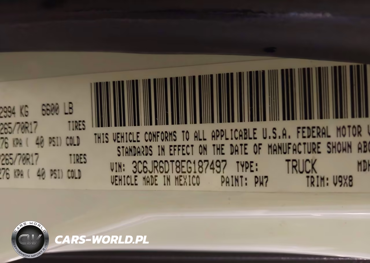 2014 Ram 1500 Tradesman VIN:3C6JR6DT8EG187497 - 9