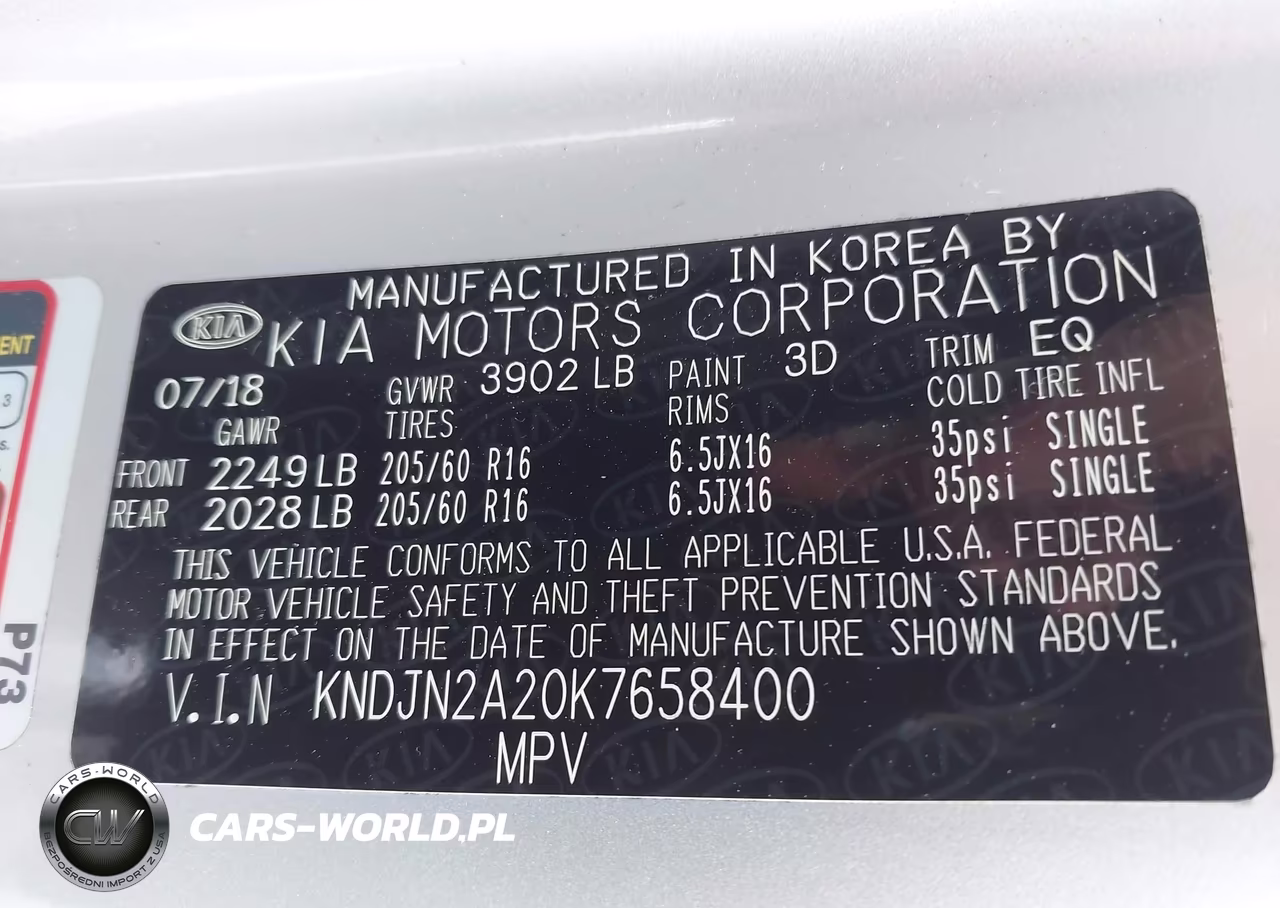 2019 Kia Soul VIN:KNDJN2A20K7658400 - 9