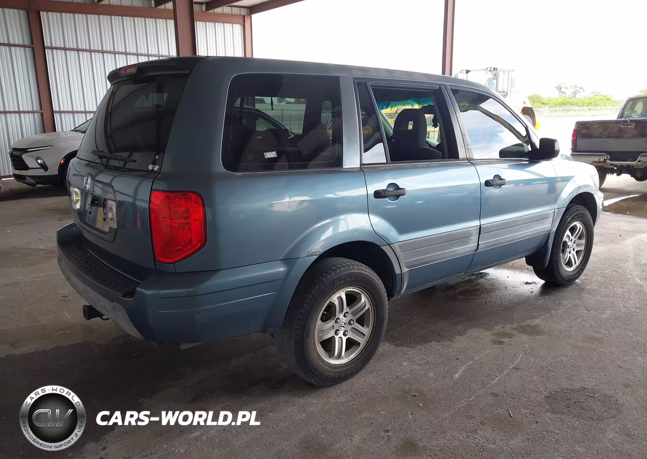 2005 Honda Pilot Lx VIN:2HKYF18115H530704 - 4