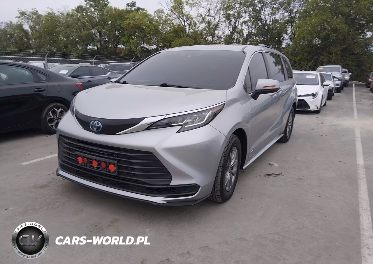 2021 Toyota Sienna Le VIN:5TDKRKEC1MS005952 - 2