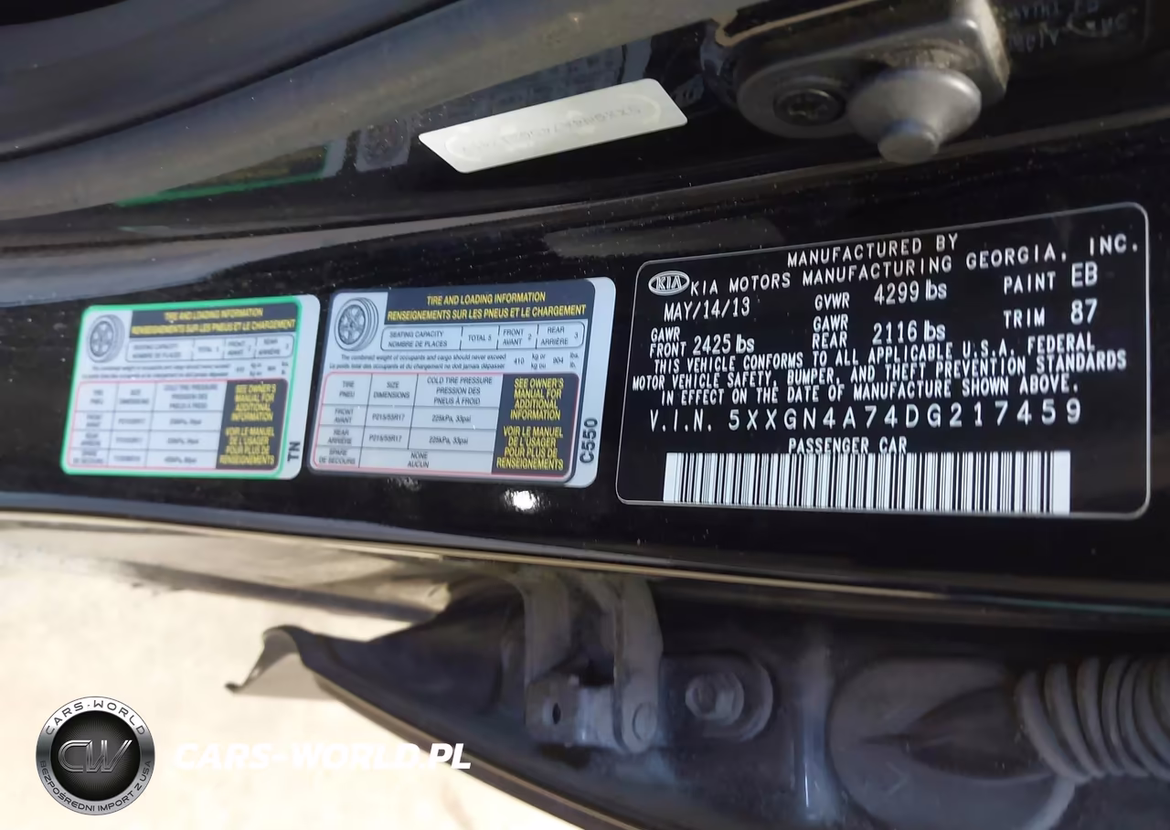 2013 Kia Optima Ex VIN:5XXGN4A74DG217459 - 9