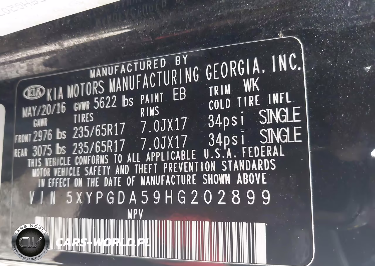 2017 Kia Sorento Lx-L VIN:5XYPGDA59HG202899 - 9