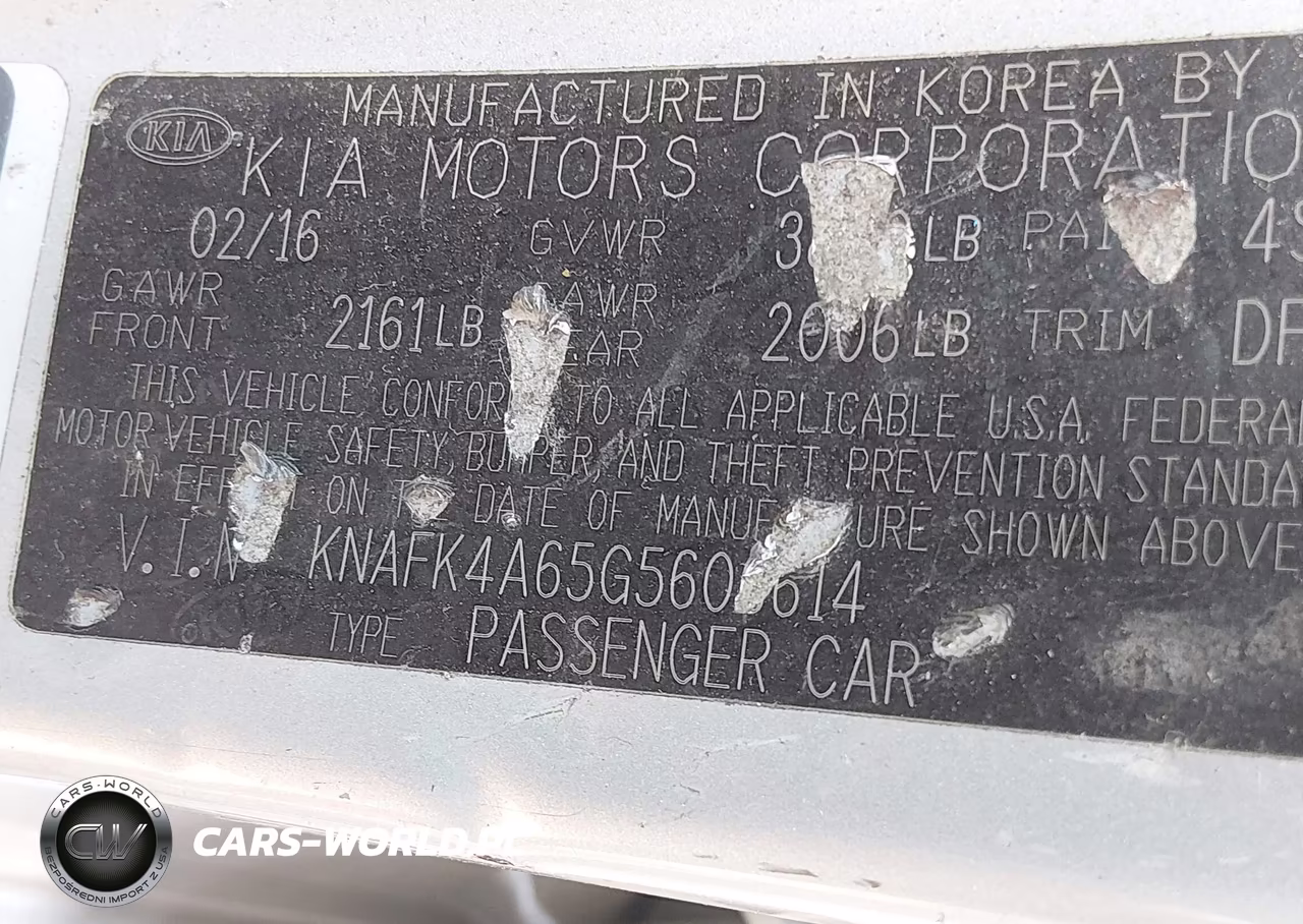 2016 Kia Forte Lx VIN:KNAFK4A65G5606614 - 9
