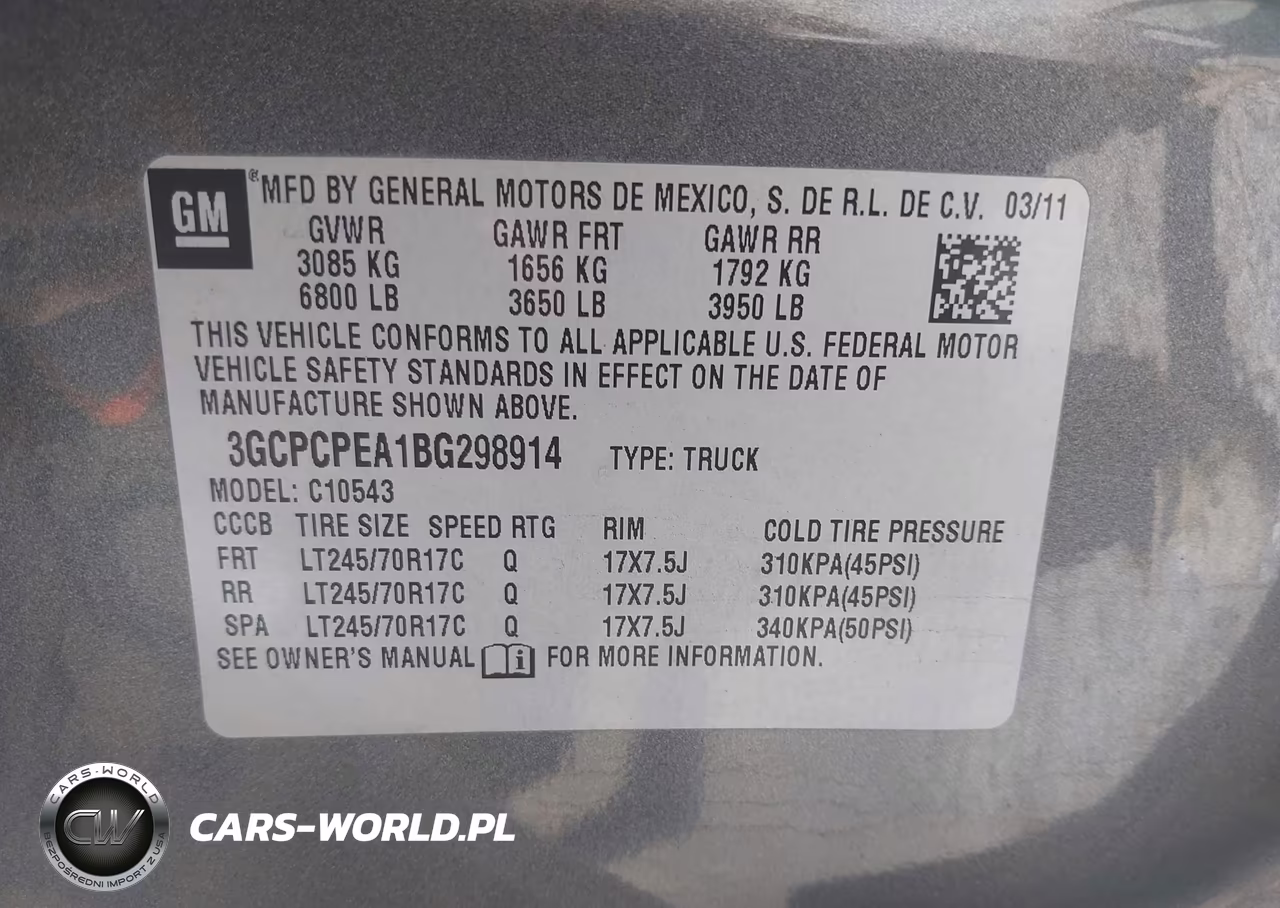 2011 Chevrolet Silverado 1500 Work Truck VIN:3GCPCPEA1BG298914 - 9