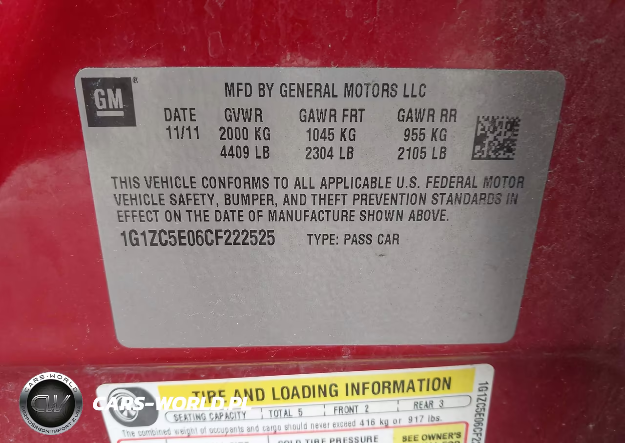2012 Chevrolet Malibu 1Lt VIN:1G1ZC5E06CF222525 - 9