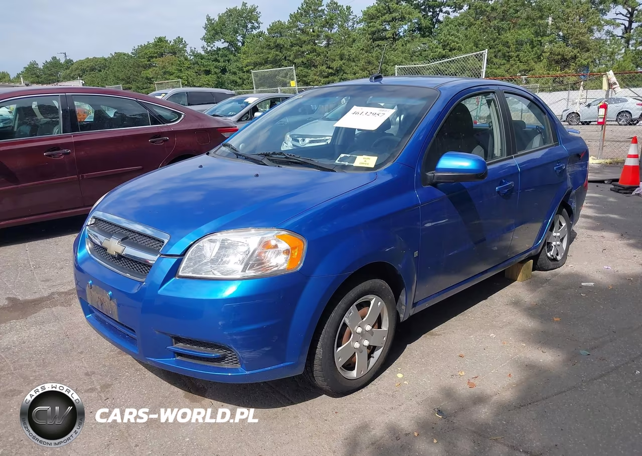 2009 Chevrolet Aveo Lt VIN:KL1TD56E89B607077 - 2