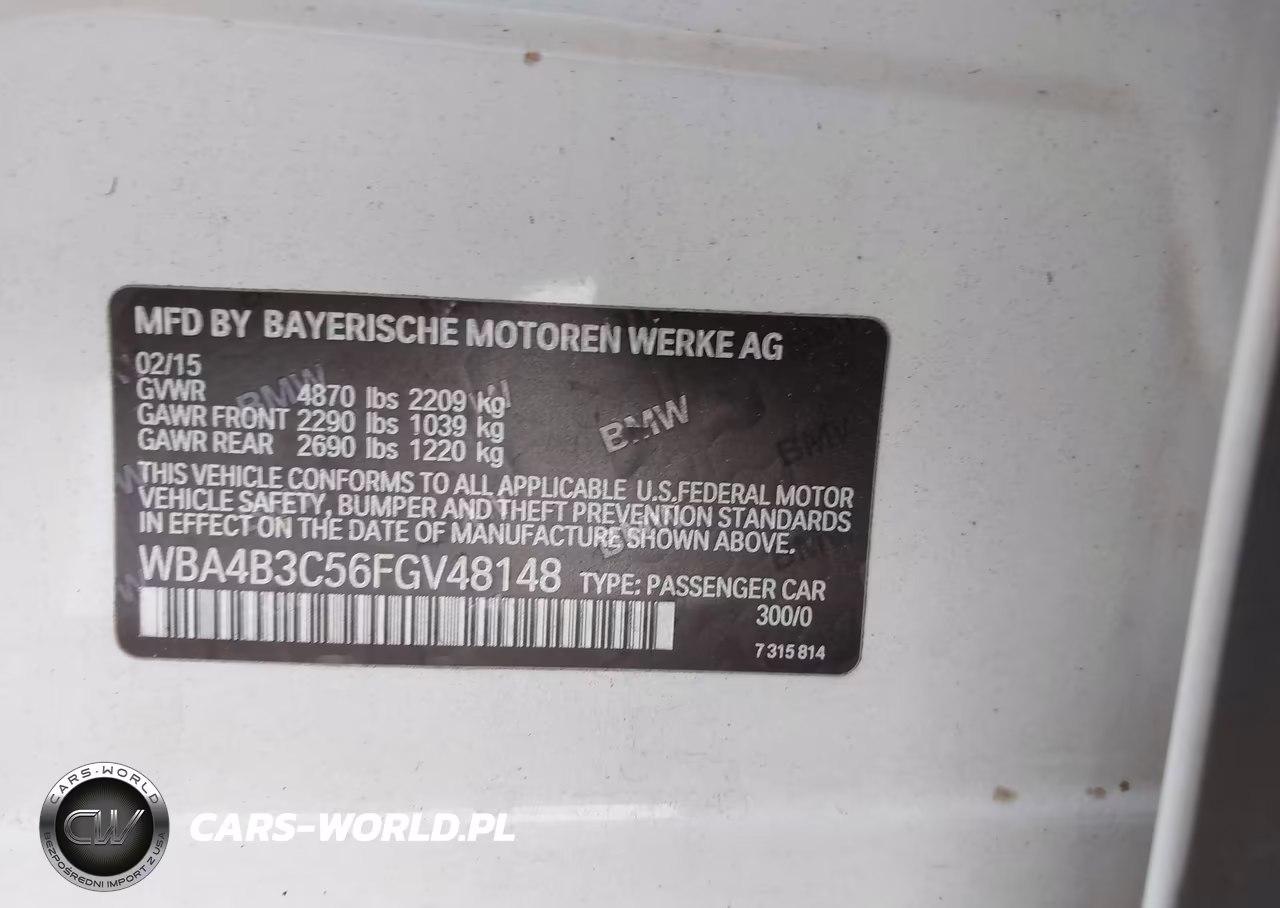 2015 BMW 435I Gran Coupe xDrive VIN:WBA4B3C56FGV48148 - 9