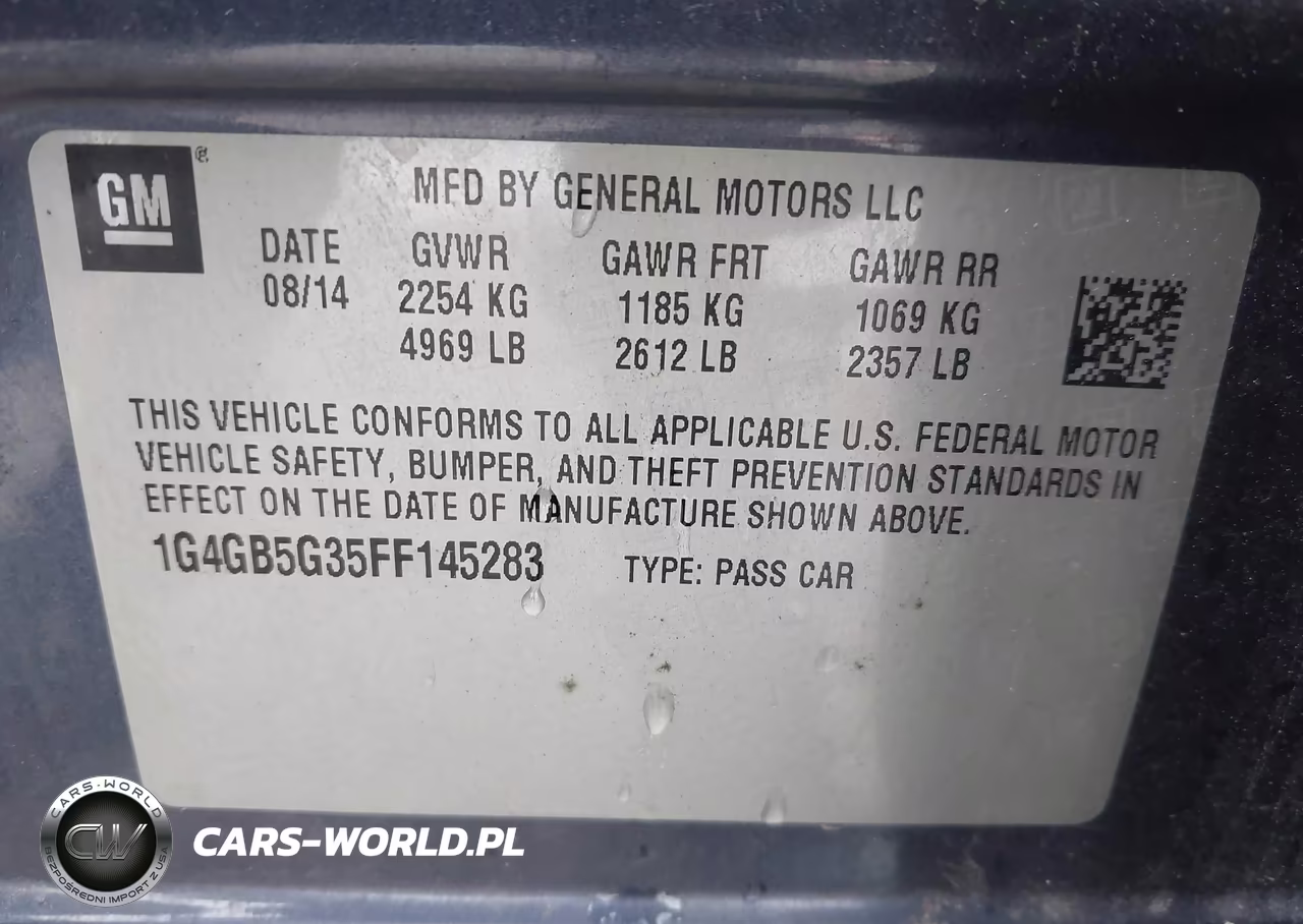 2015 Buick Lacrosse VIN:1G4GB5G35FF145283 - 9