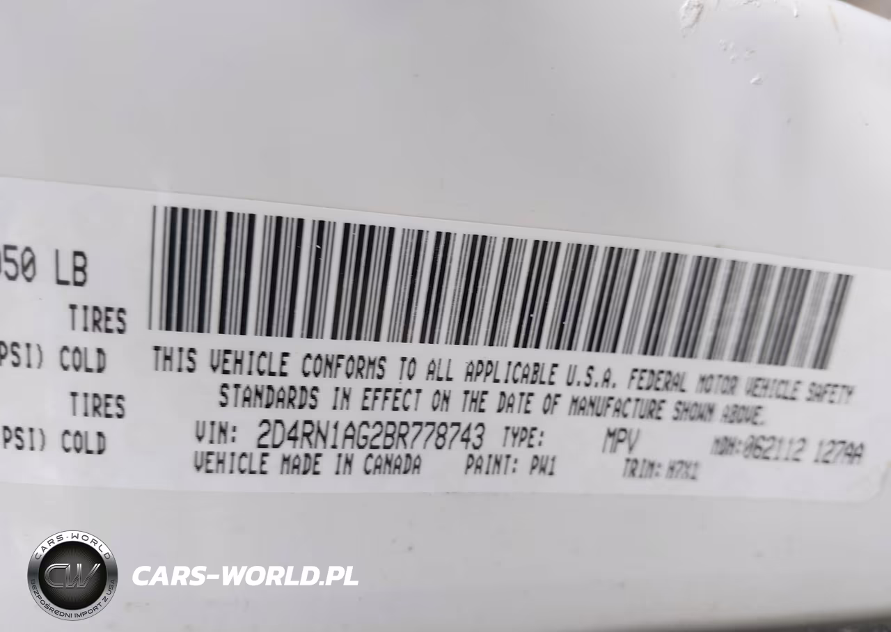 2011 Dodge Grand Caravan C-V VIN:2D4RN1AG2BR778743 - 9