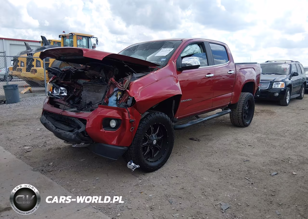 2016 GMC Canyon Slt VIN:1GTG6DE38G1235600 - 2