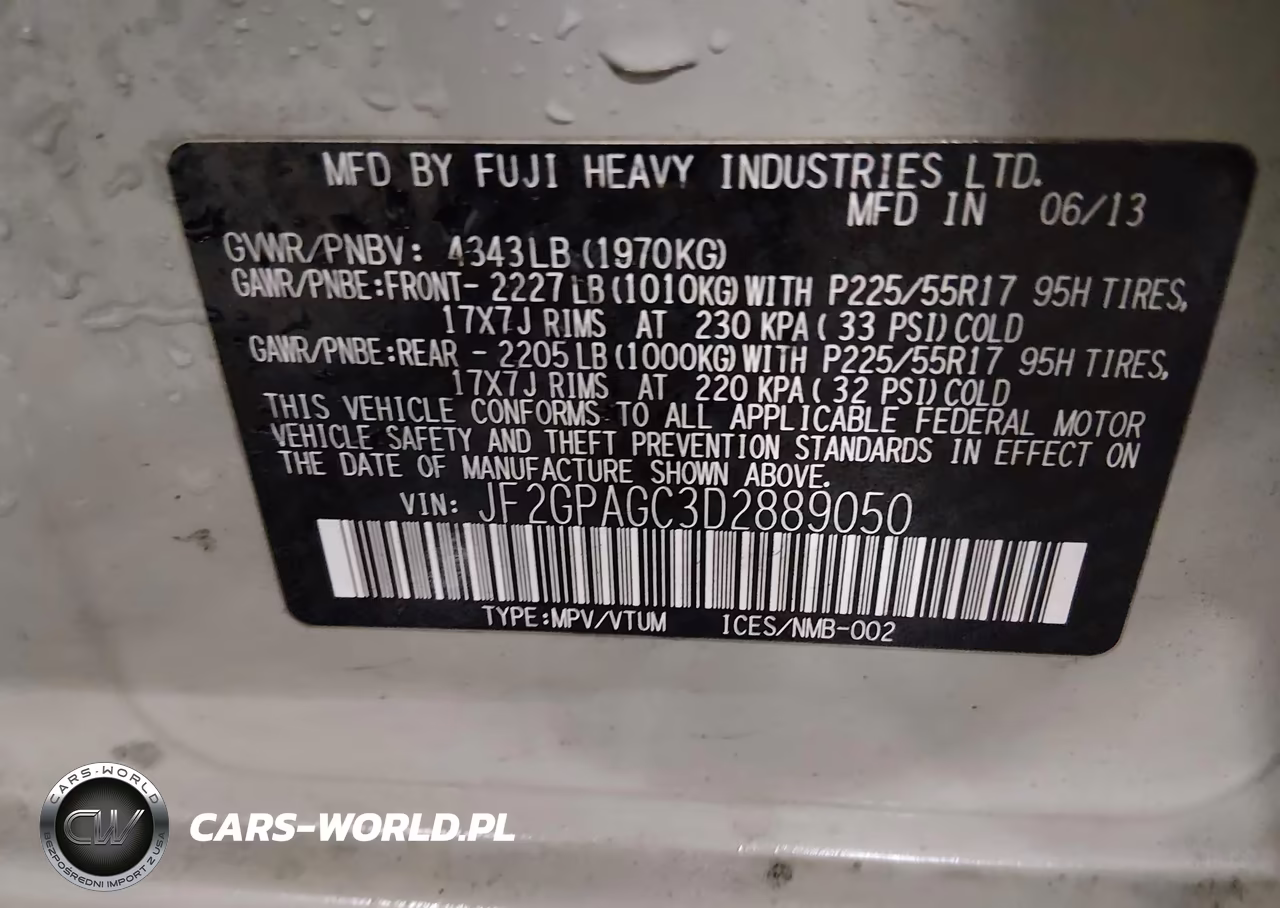 2013 Subaru Xv Crosstrek 2.0I Limited VIN:JF2GPAGC3D2889050 - 9