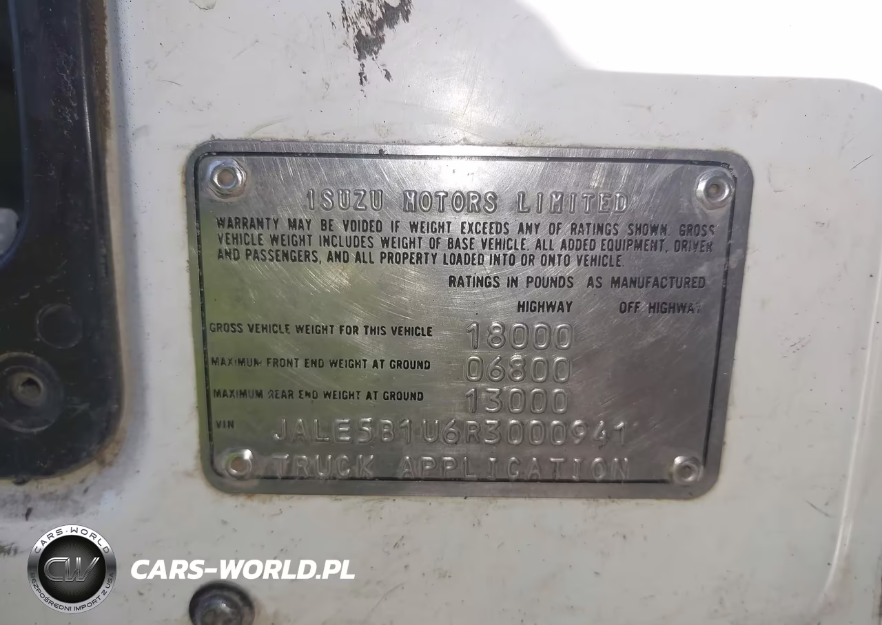 1994 Mitsubishi Nrr VIN:JALE5B1U6R3000941 - 8