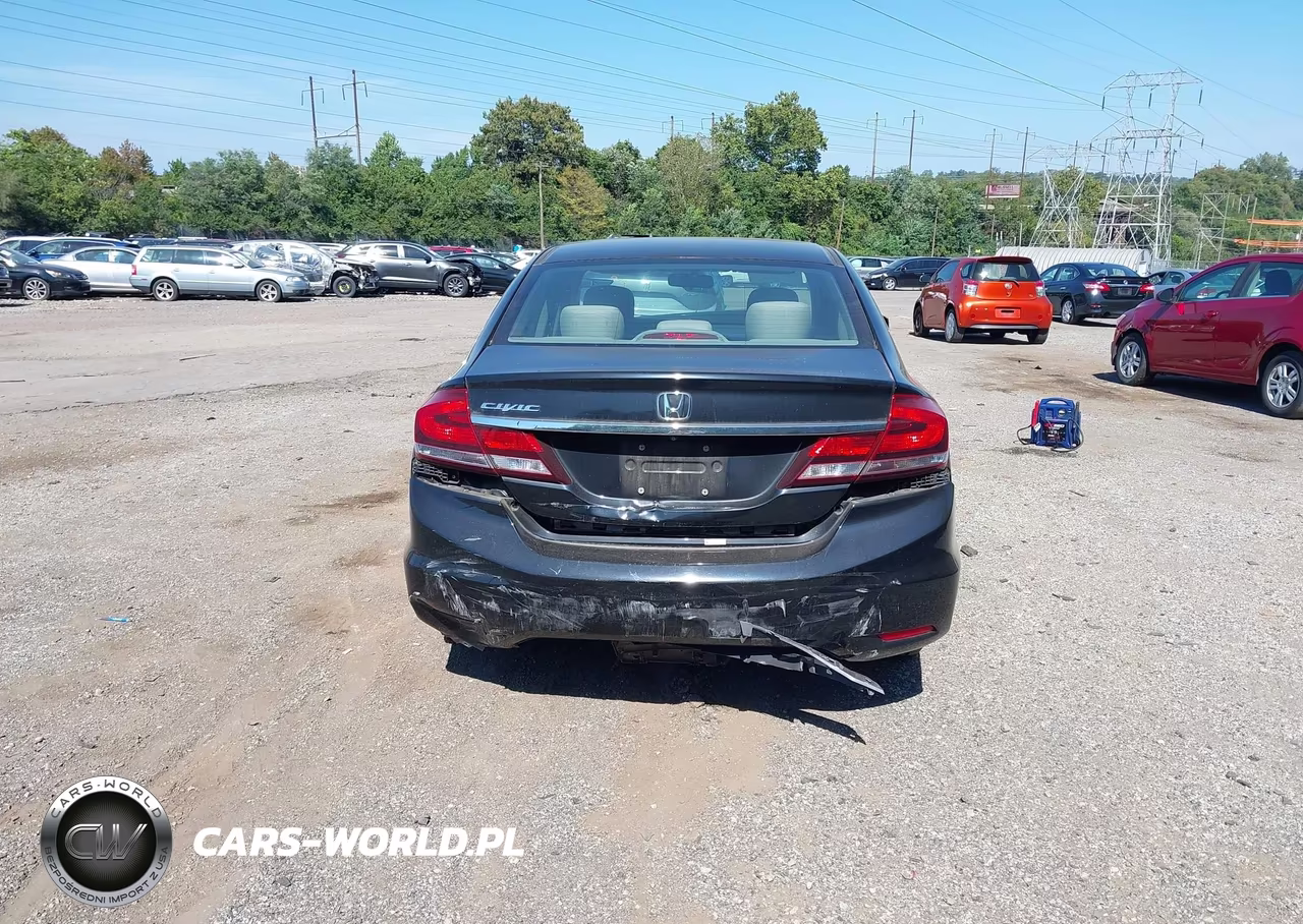 2013 Honda Civic Lx VIN:2HGFB2F58DH592480 - 15