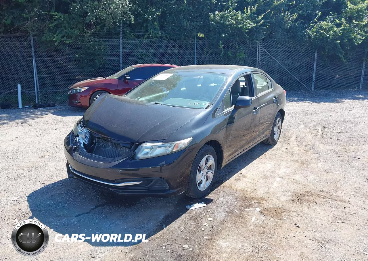 2013 Honda Civic Lx VIN:2HGFB2F58DH592480 - 2