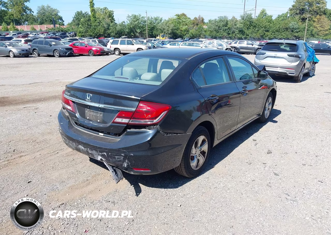2013 Honda Civic Lx VIN:2HGFB2F58DH592480 - 4
