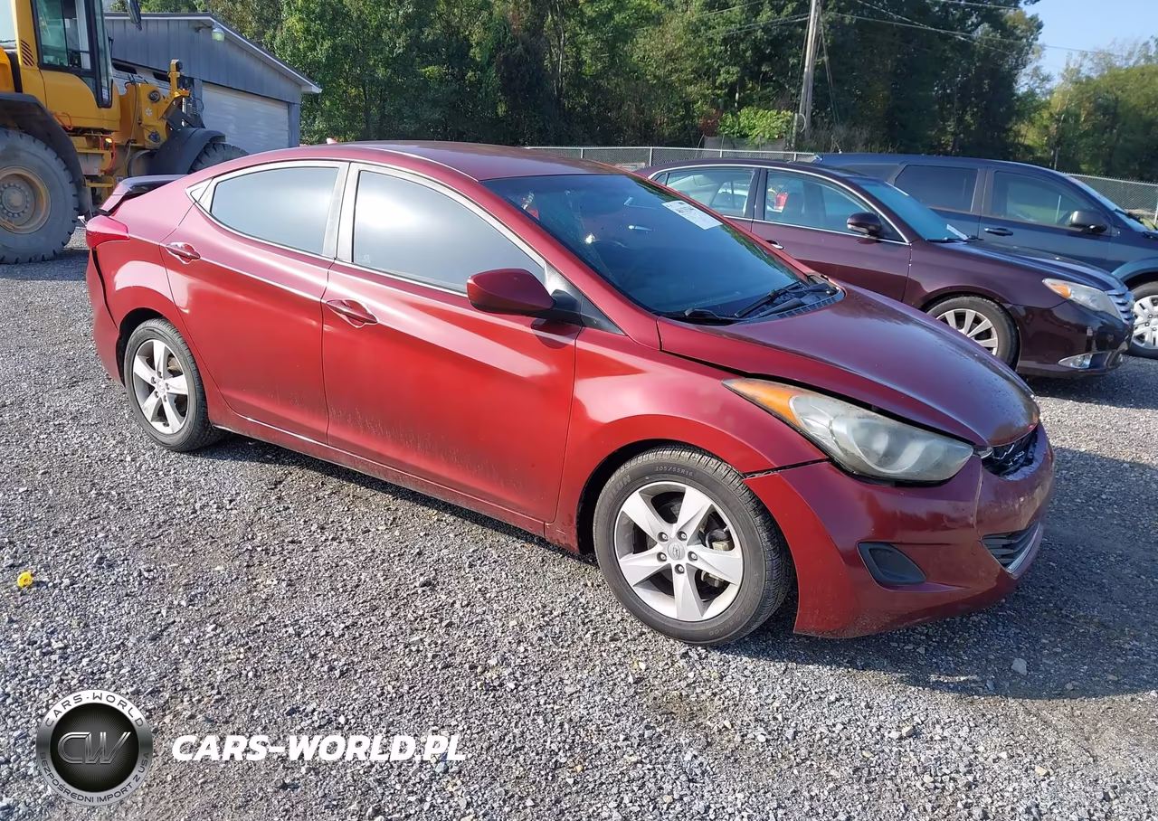 2013 Hyundai Elantra Gls VIN:5NPDH4AE0DH406641 - 1