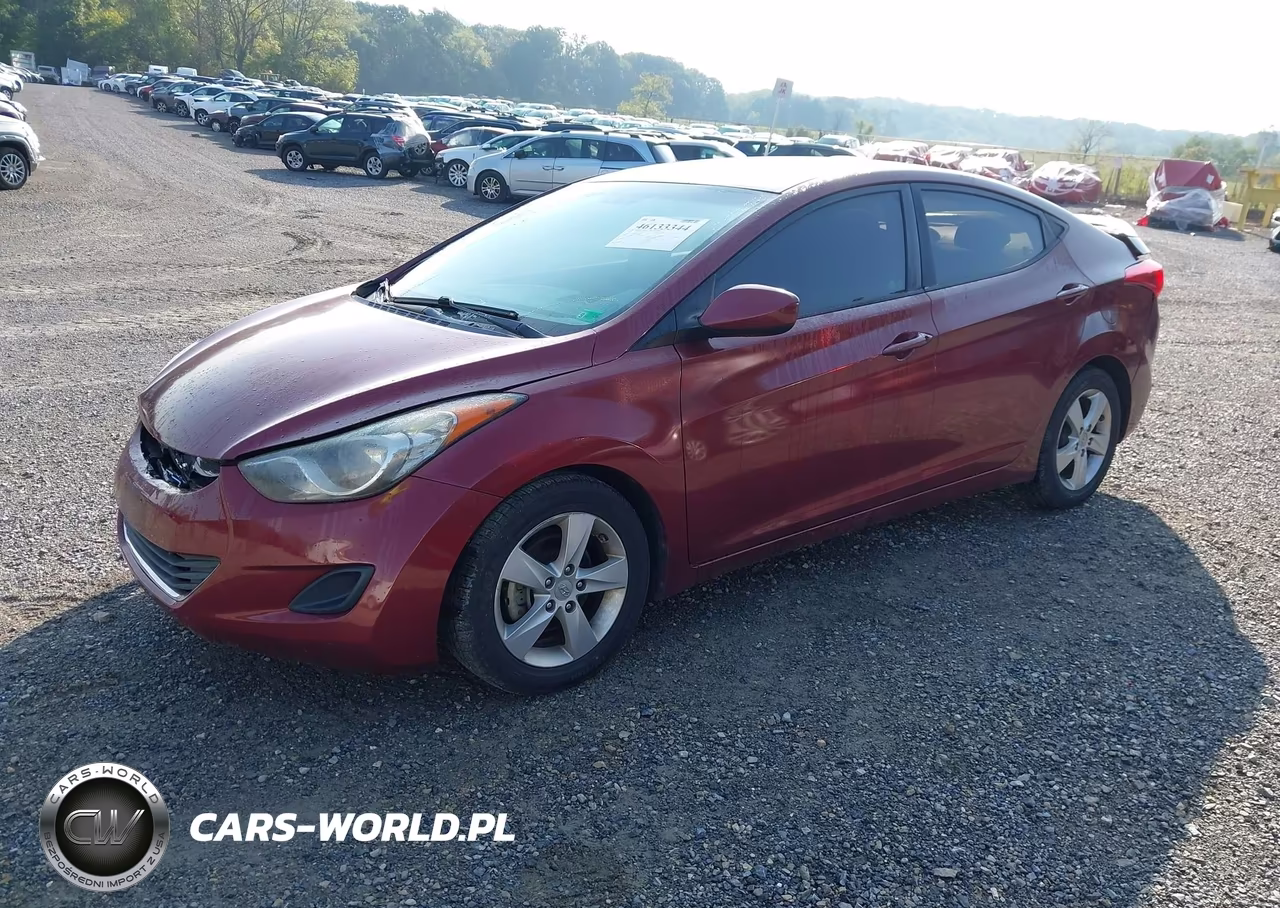 2013 Hyundai Elantra Gls VIN:5NPDH4AE0DH406641 - 2