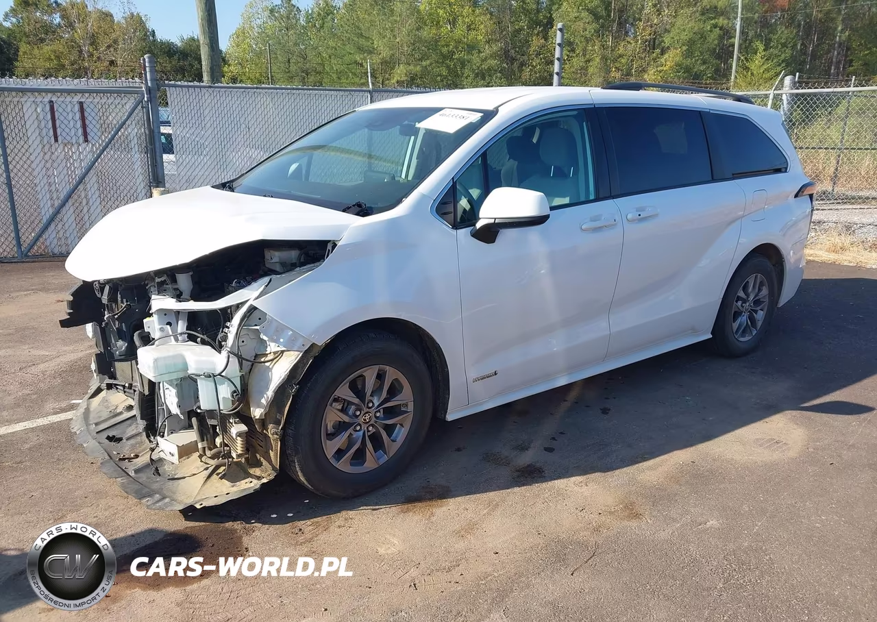 2021 Toyota Sienna Le VIN:5TDKRKEC2MS067487 - 2