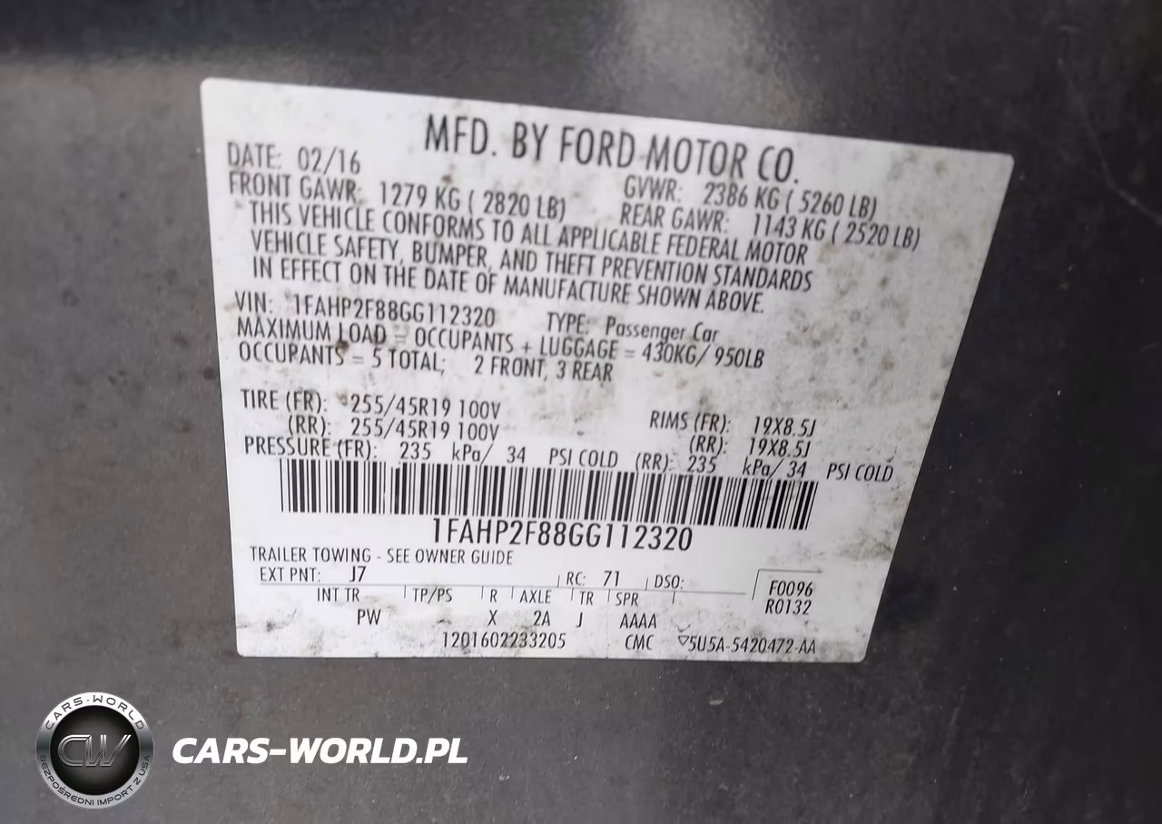 2016 Ford Taurus Limited VIN:1FAHP2F88GG112320 - 9
