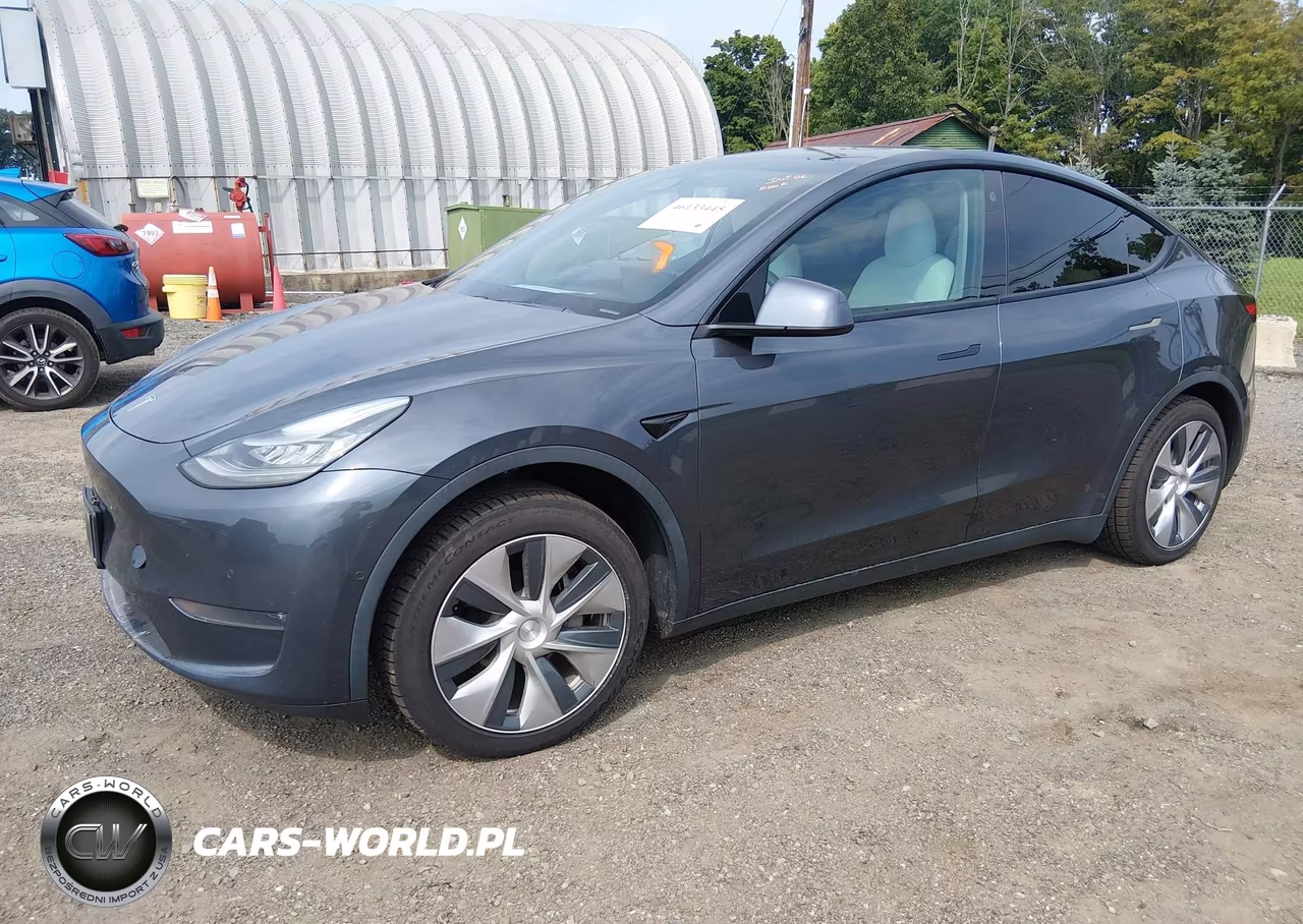 2021 Tesla Model Y Long Range Dual Motor All-Wheel Drive VIN:5YJYGDEE4MF080906 - 2