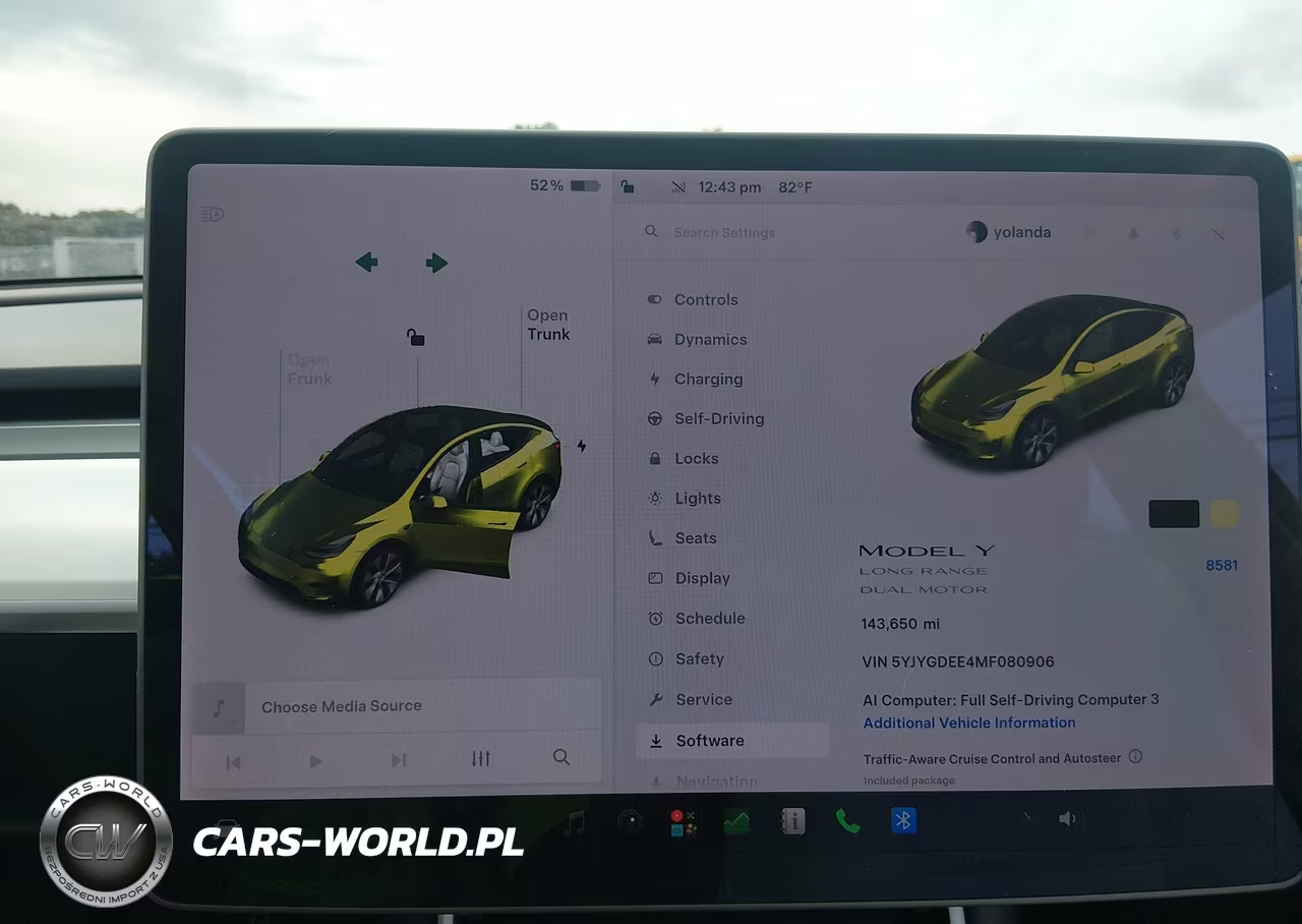 2021 Tesla Model Y Long Range Dual Motor All-Wheel Drive VIN:5YJYGDEE4MF080906 - 7
