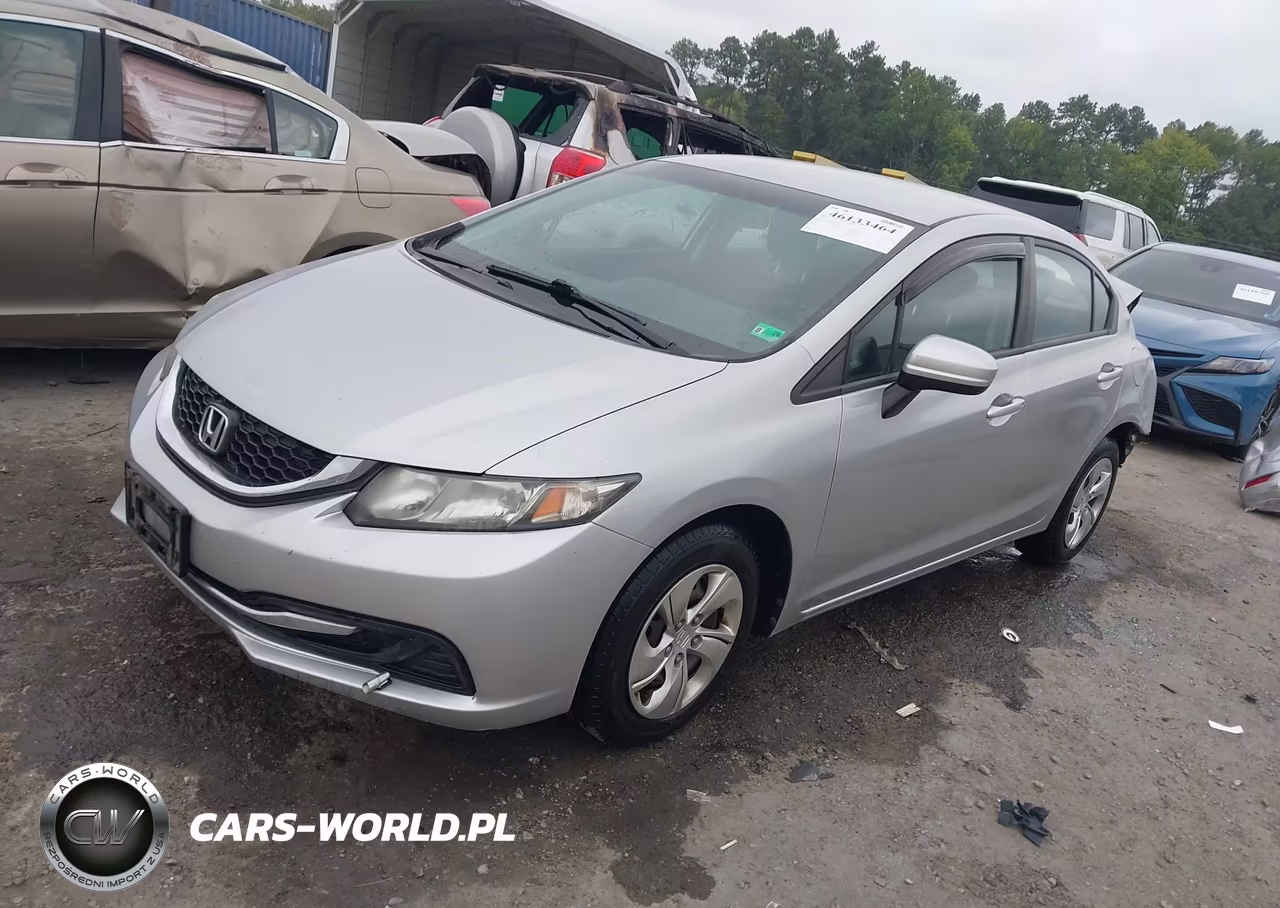 2014 Honda Civic Lx VIN:2HGFB2F55EH510366 - 2