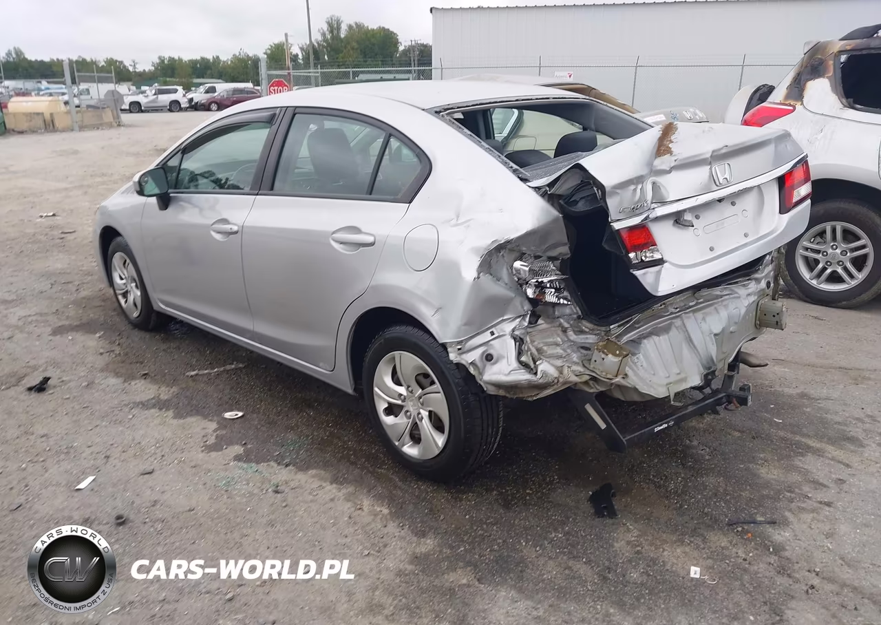 2014 Honda Civic Lx VIN:2HGFB2F55EH510366 - 3