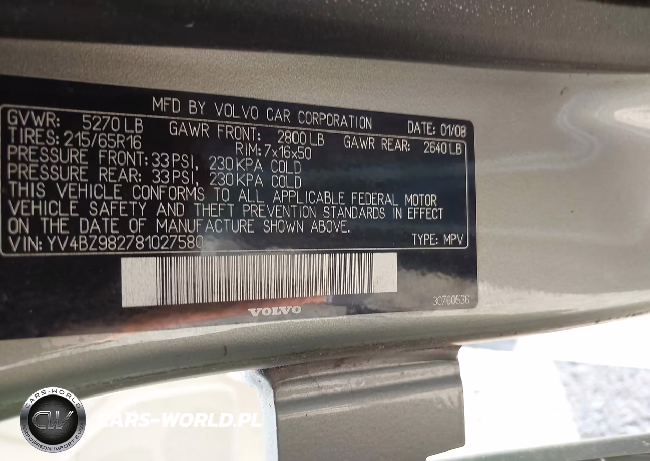 2008 Volvo Xc70 3.2 VIN:YV4BZ982781027580 - 9