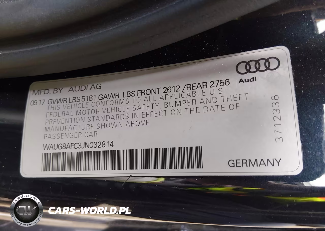 2018 Audi A6 2.0T Premium Plus VIN:WAUG8AFC3JN032814 - 9