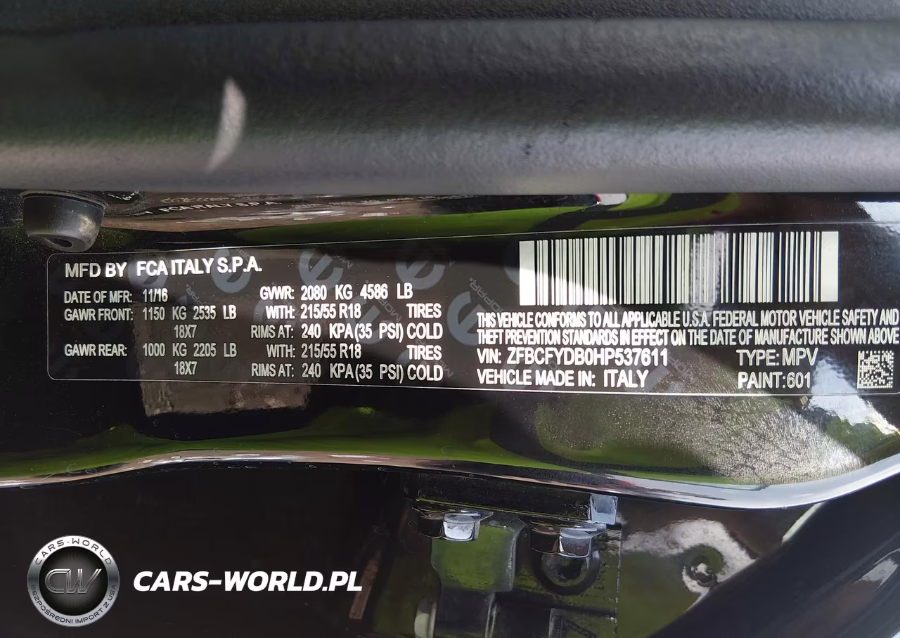2017 Fiat 500X Lounge Awd VIN:ZFBCFYDB0HP537611 - 9