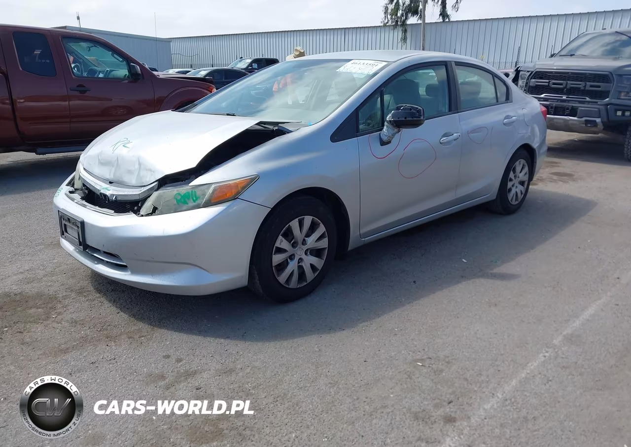 2012 Honda Civic Lx VIN:2HGFB2F56CH590273 - 2