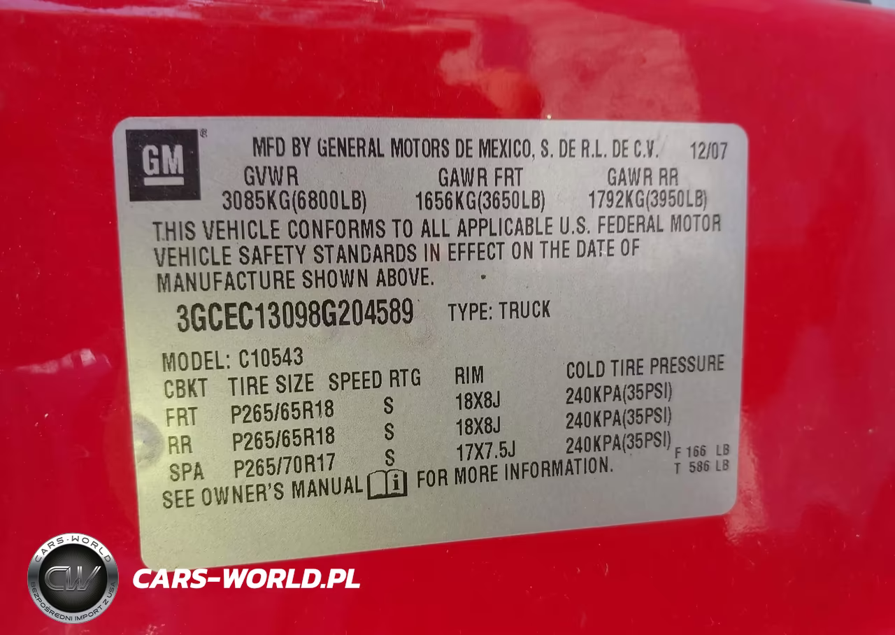 2008 Chevrolet Silverado 1500 Lt1 VIN:3GCEC13098G204589 - 9