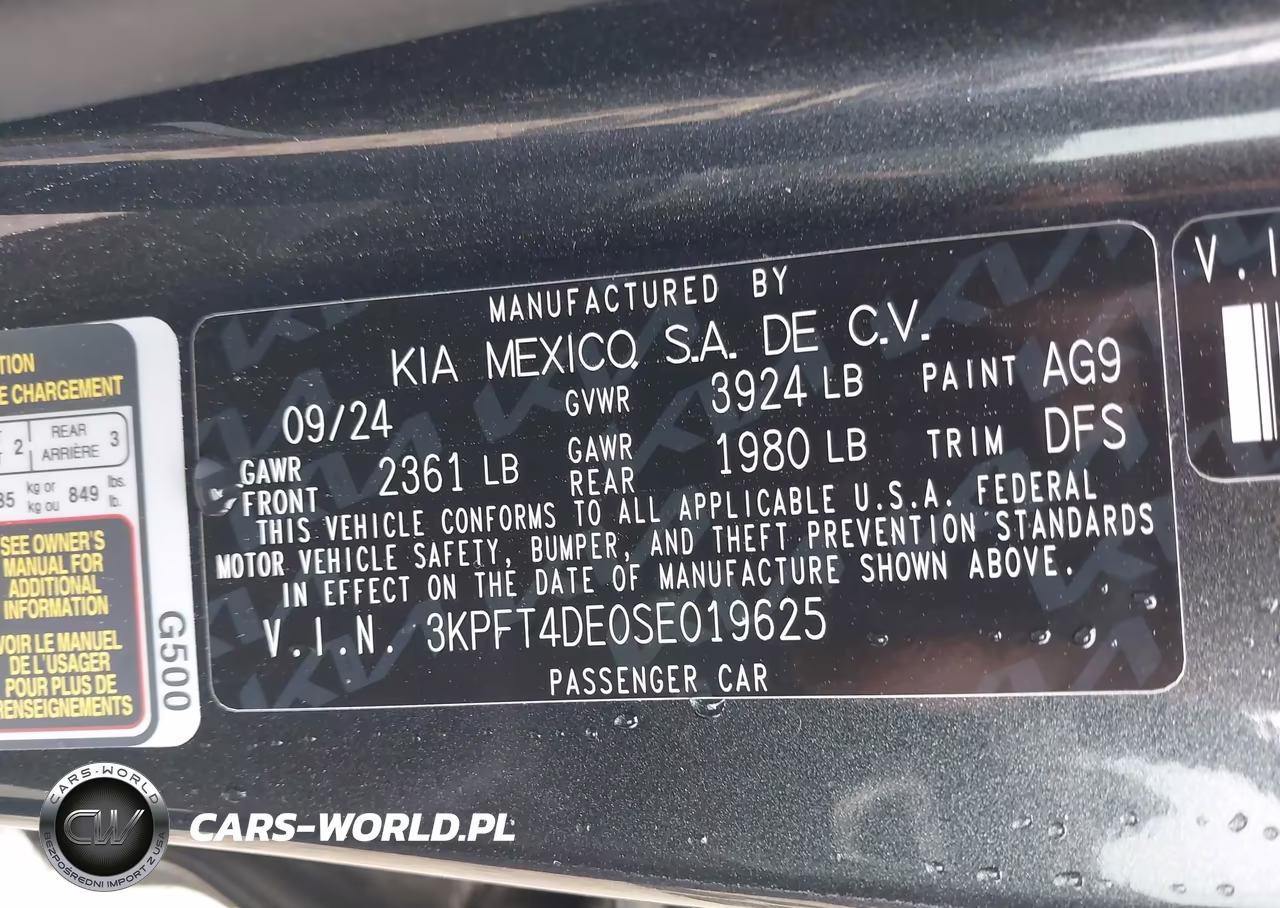 2025 Kia K4 Lxs VIN:3KPFT4DE0SE019625 - 9