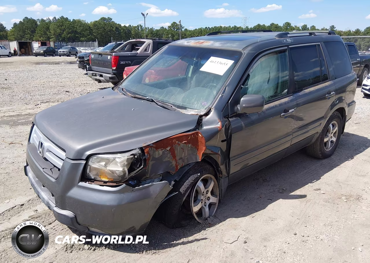 2007 Honda Pilot Ex-L VIN:5FNYF28677B024250 - 2