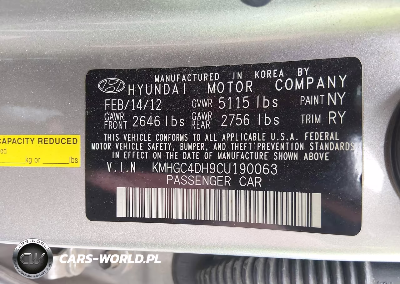 2012 Hyundai Genesis 5.0 R-Spec VIN:KMHGC4DH9CU190063 - 9