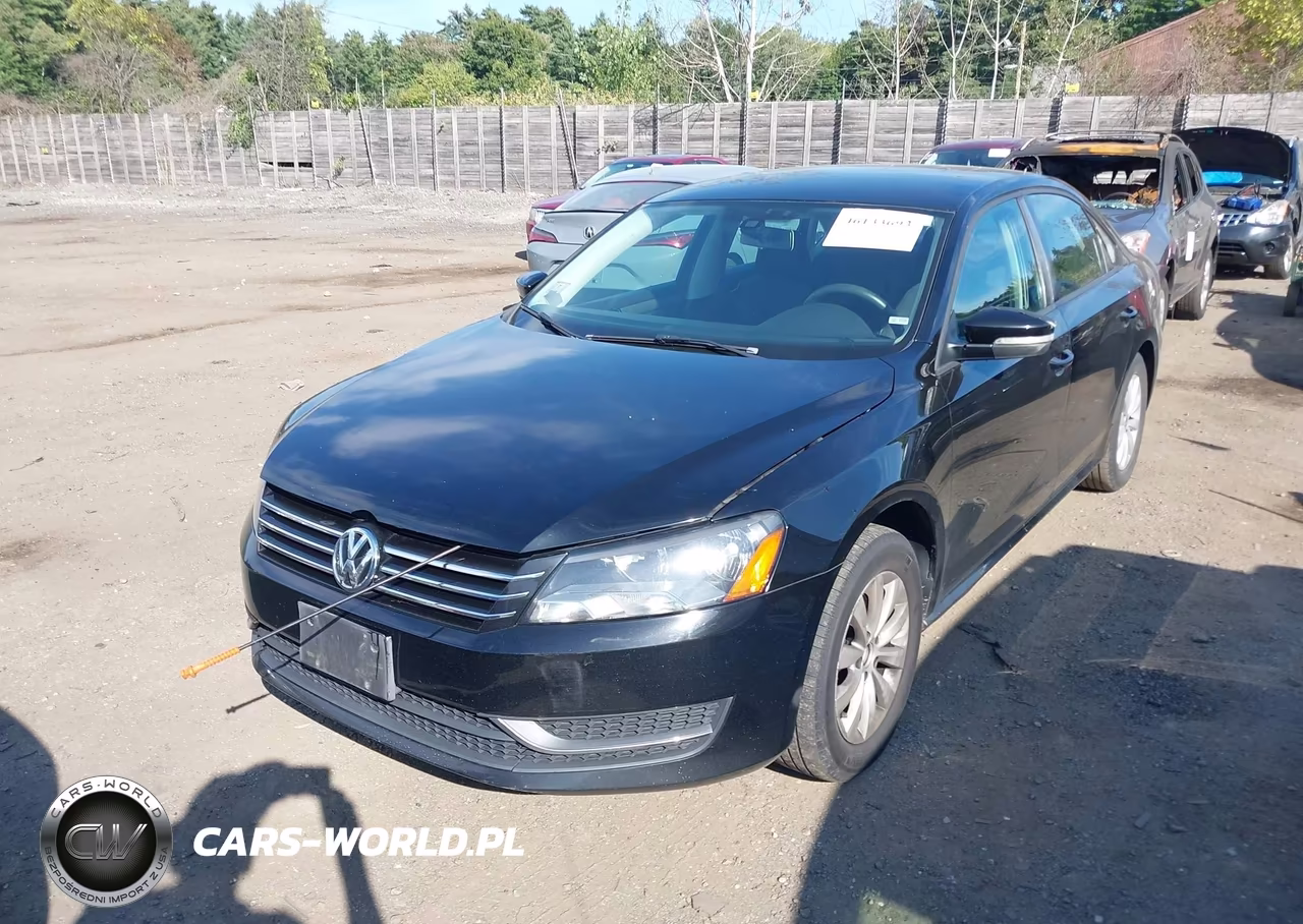 2013 Volkswagen Passat 2.5L S VIN:1VWAP7A36DC030655 - 2
