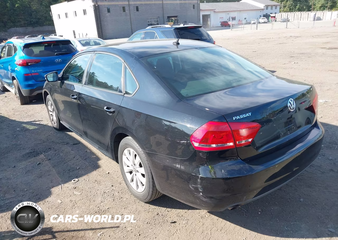 2013 Volkswagen Passat 2.5L S VIN:1VWAP7A36DC030655 - 3