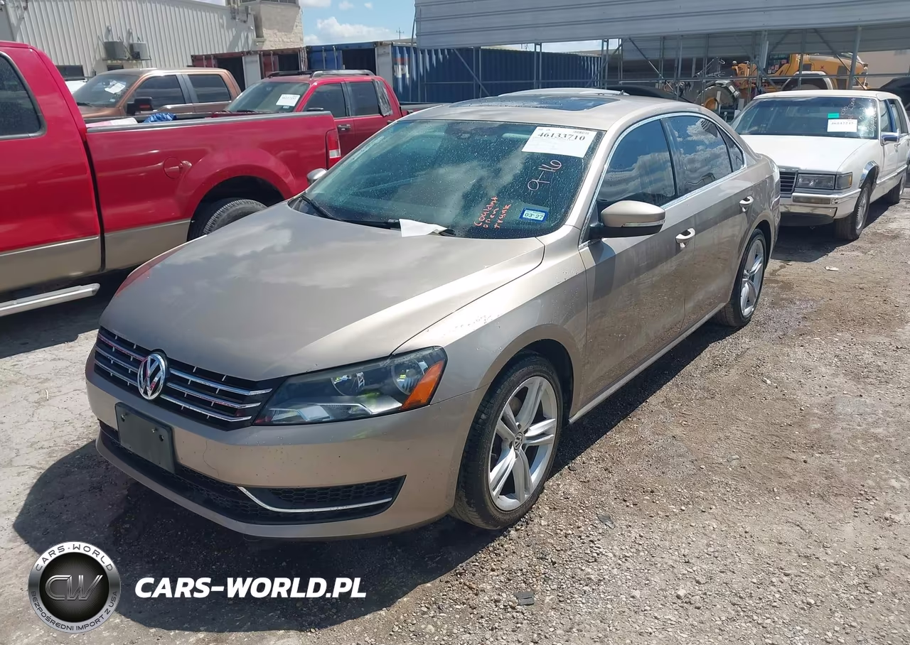 2015 Volkswagen Passat 2.0L Tdi Se VIN:1VWBV7A33FC052867 - 2