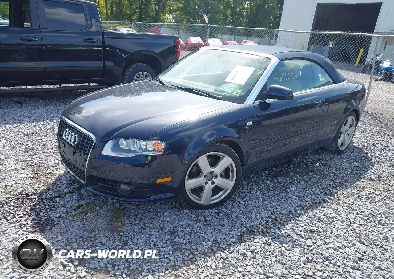 2008 Audi A4 3.2 VIN:WAUEH48H38K013872 - 2