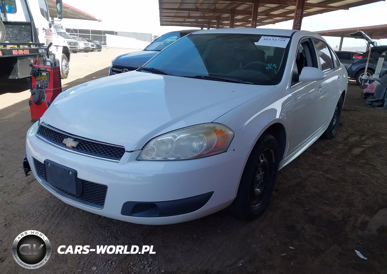 2012 Chevrolet Impala Police VIN:2G1WD5E33C1315276 - 2