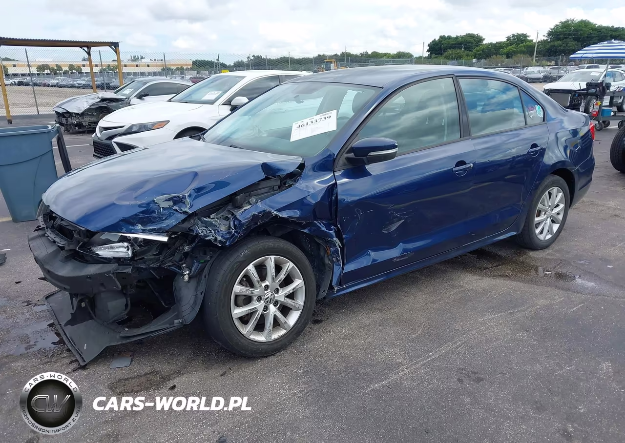 2011 Volkswagen Jetta 2.5L Se VIN:3VWDX7AJ5BM011909 - 2