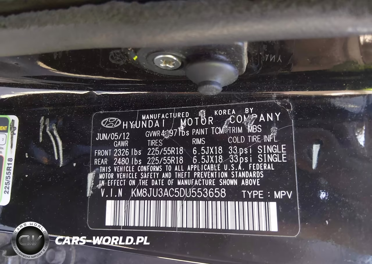 2013 Hyundai Tucson Limited VIN:KM8JU3AC5DU553658 - 9