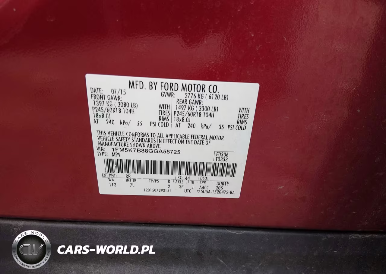 2016 Ford Explorer VIN:1FM5K7B88GGA55725 - 9