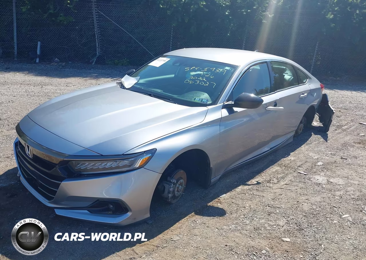 2022 Honda Accord Sport Se VIN:1HGCV1F41NA063027 - 2
